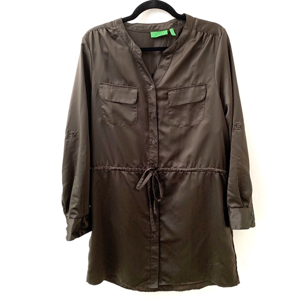 Lori Goldstein Silky Tunic Top